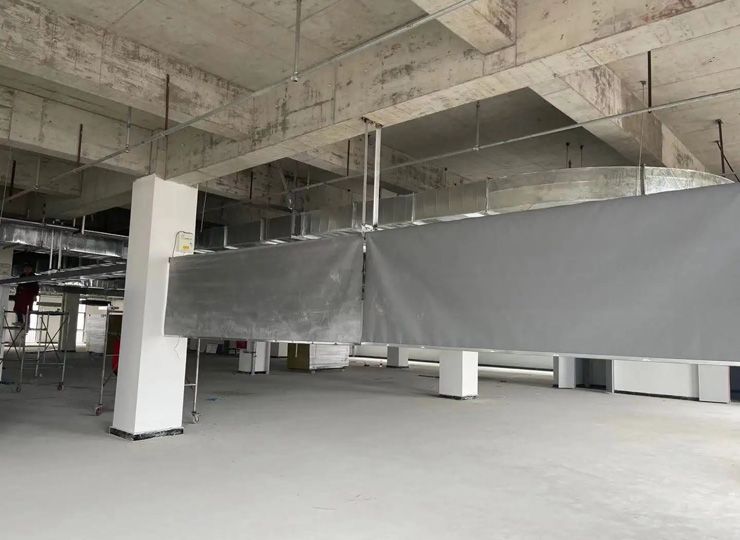 如何設計下垂高度大于1.5米的擋煙垂壁？